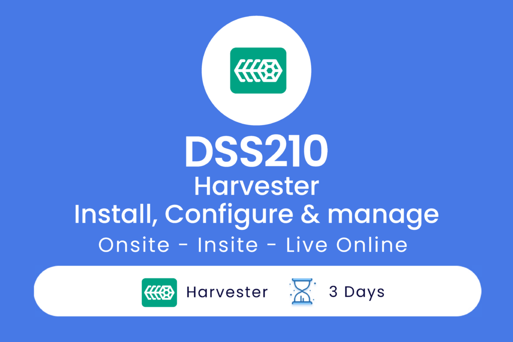 DSS210 - Harvester: Install, Configure & Manage
